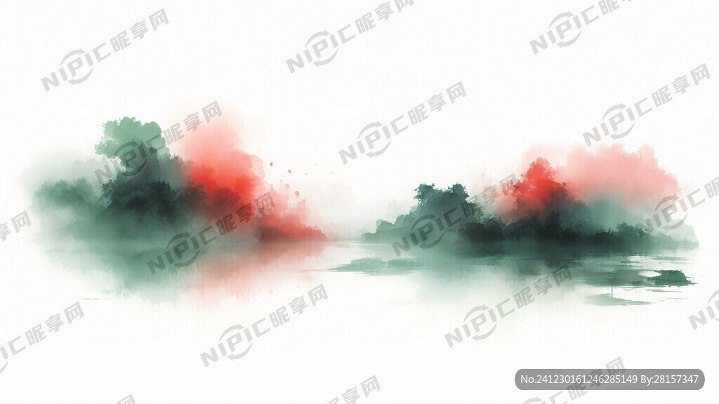 带一点点淡绿的渐变色 小清新
