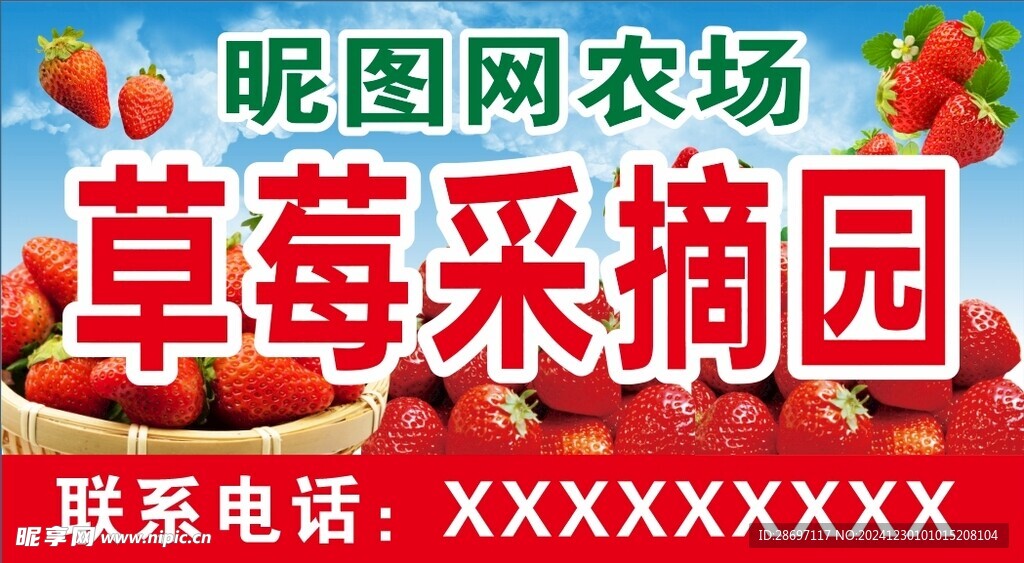 草莓采摘园