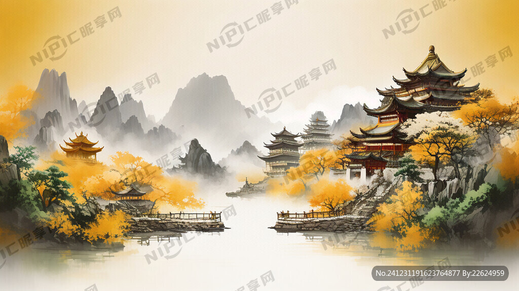 黄色绿色背景图 正式商务一点