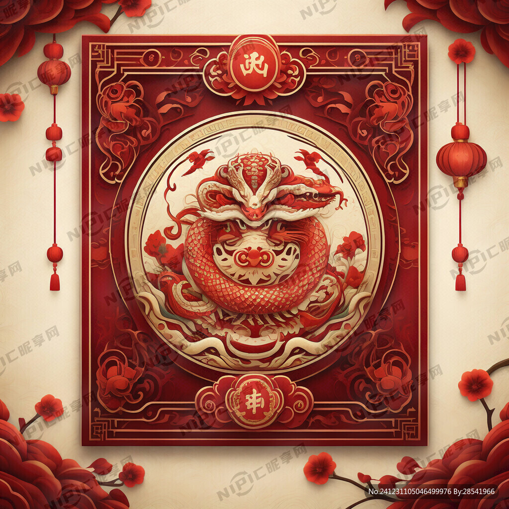做一个春节放假通知海报