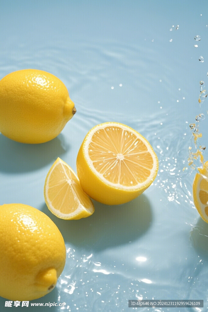 柠檬水果特写照片