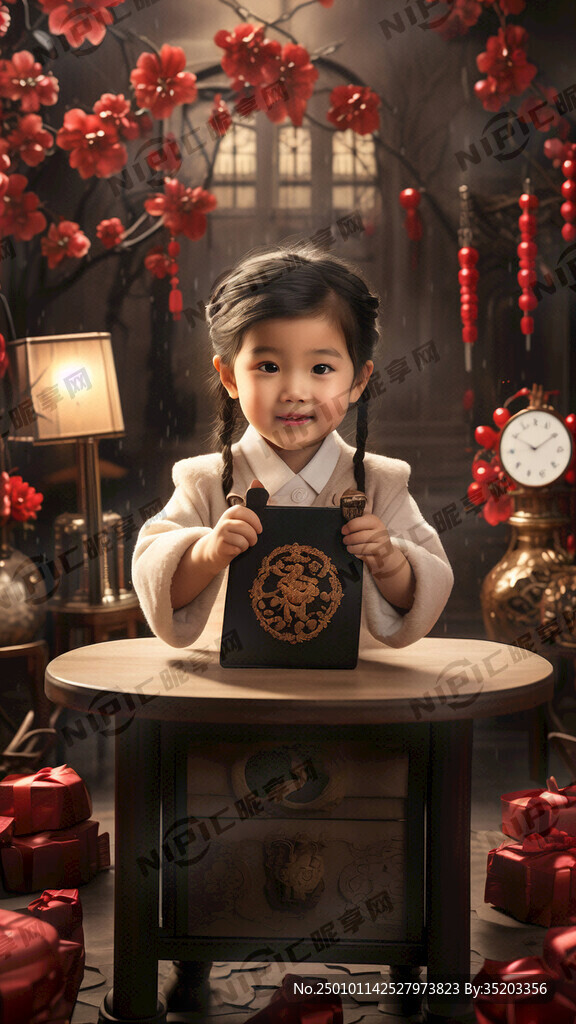 儿童摄影 直播间 过年活动