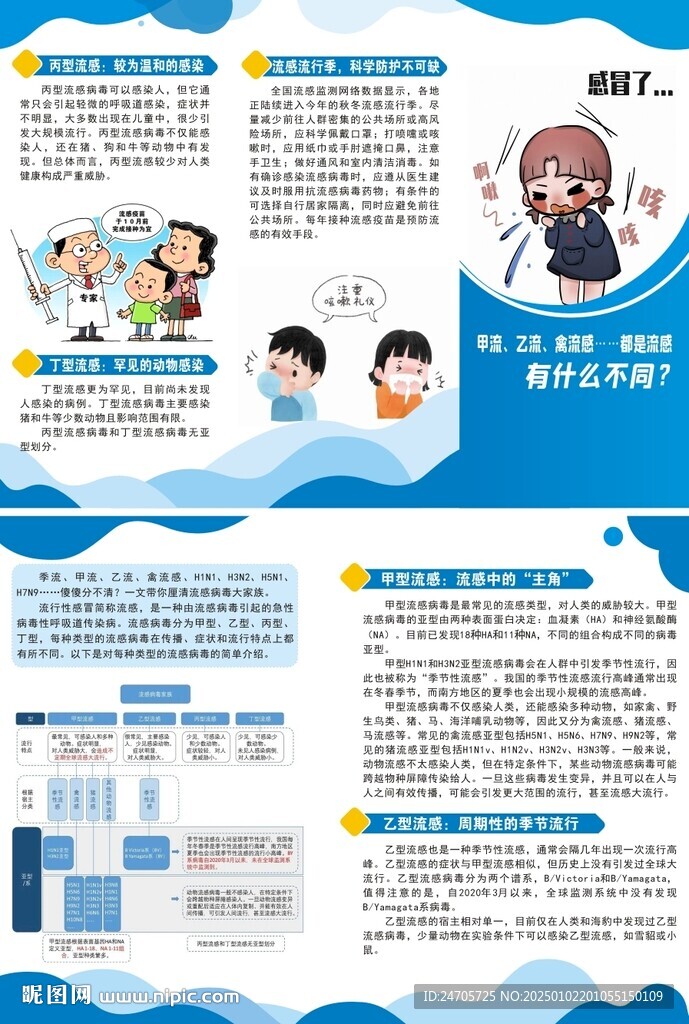不同流感有什么不同