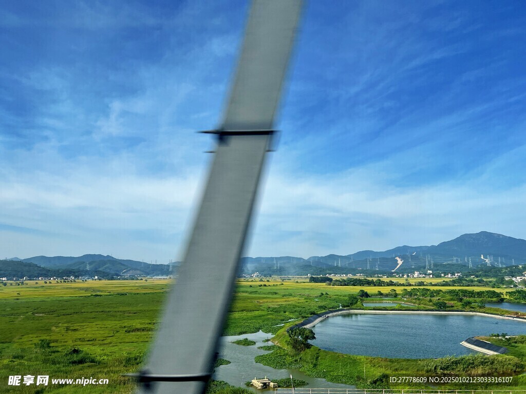 沿途田野风景