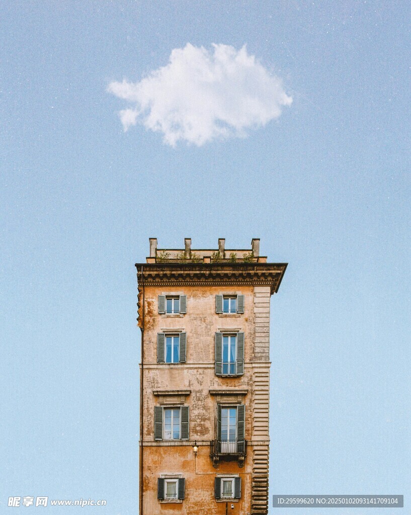 天空  