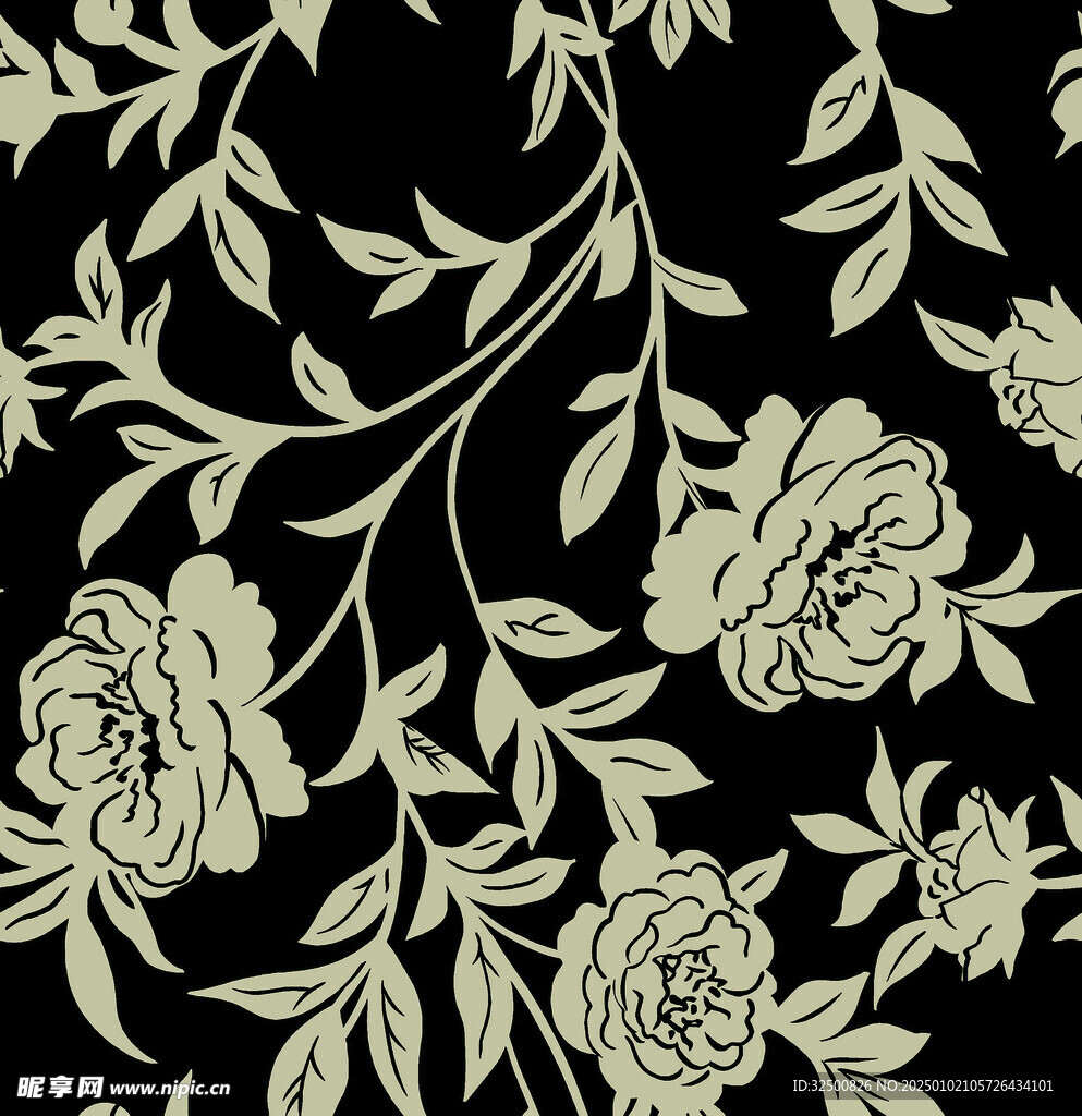 手绘花