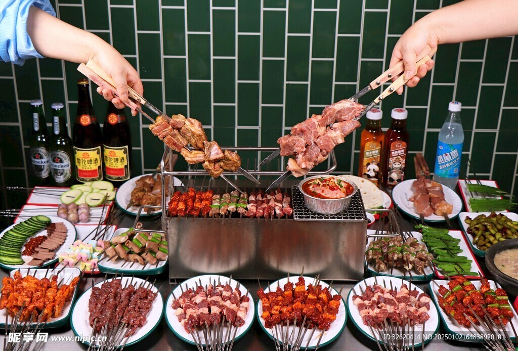烧烤 烤肉串