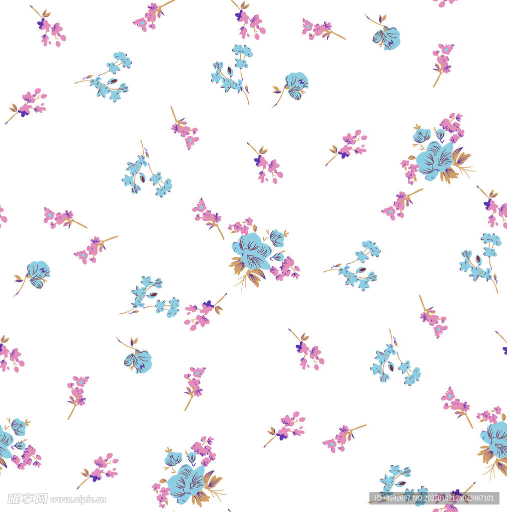小蓝花