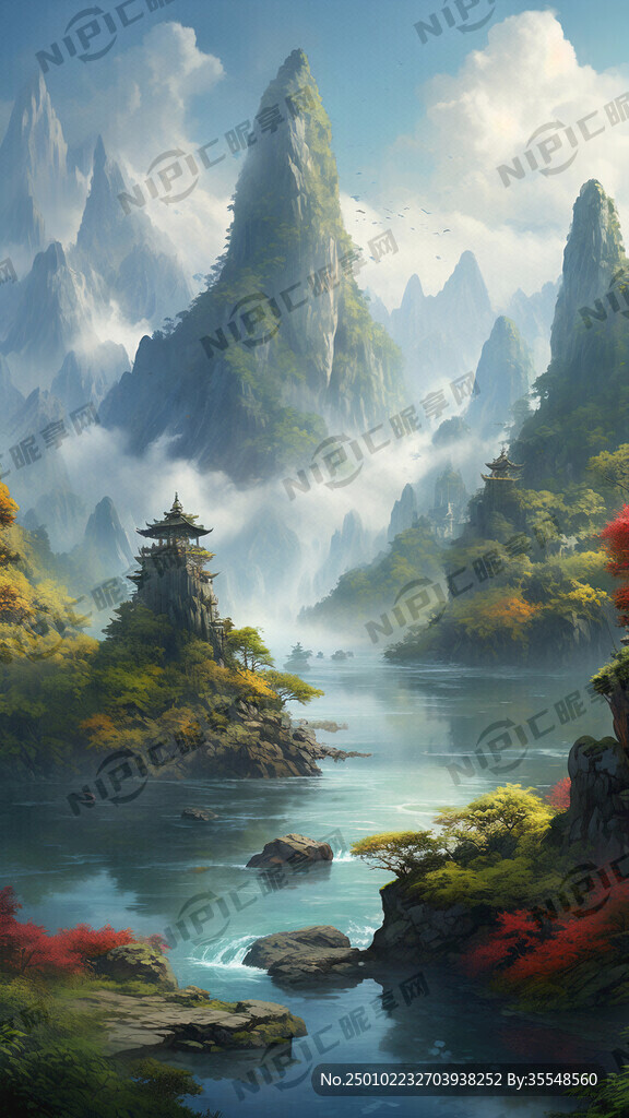 仙境山水