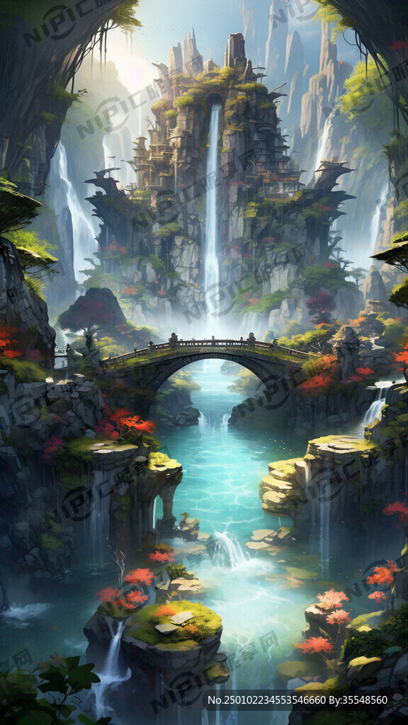 仙境 仙家堂口山水无活物高清