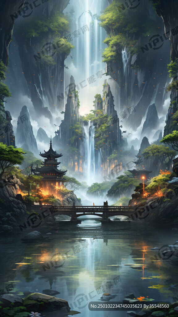 仙境 仙家堂口山水高清无活物