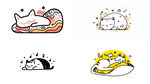线条小猫