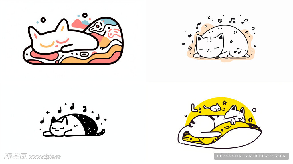 线条小猫