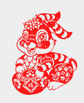 兔子剪纸
