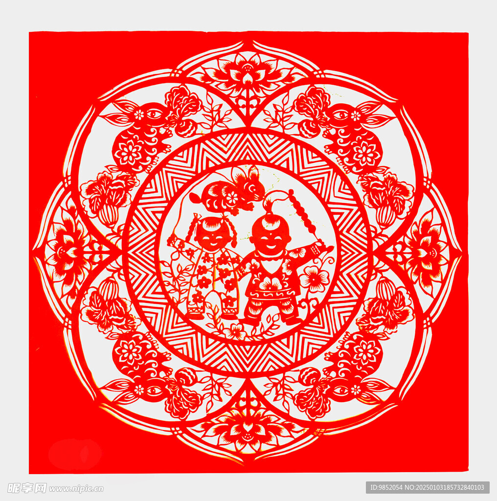 兔年剪纸
