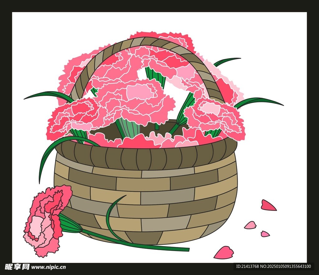 手绘花卉花朵