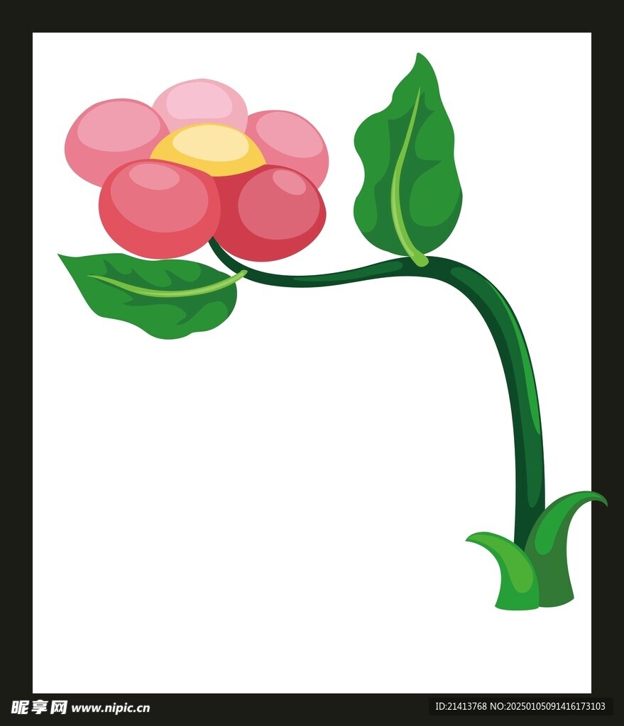 手绘花卉花朵