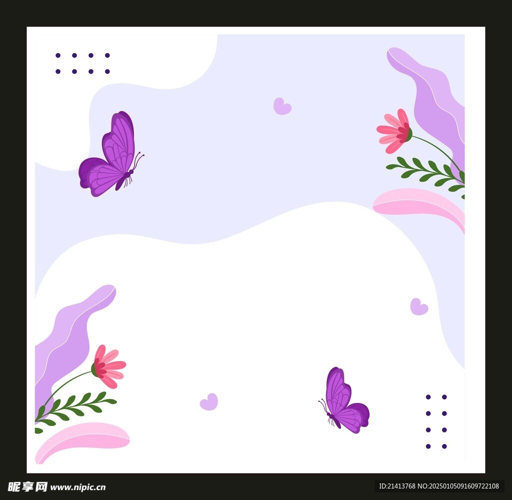 手绘花卉花朵