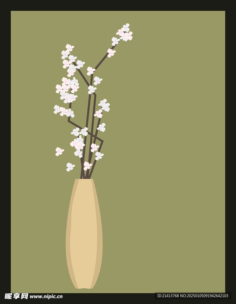 手绘花卉花朵