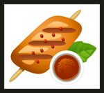 手绘美食佳肴