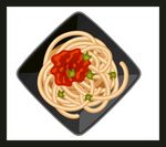 手绘美食佳肴