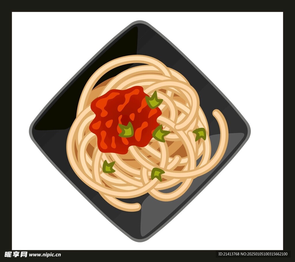 手绘美食佳肴