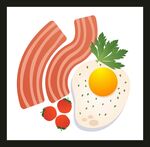 手绘美食佳肴
