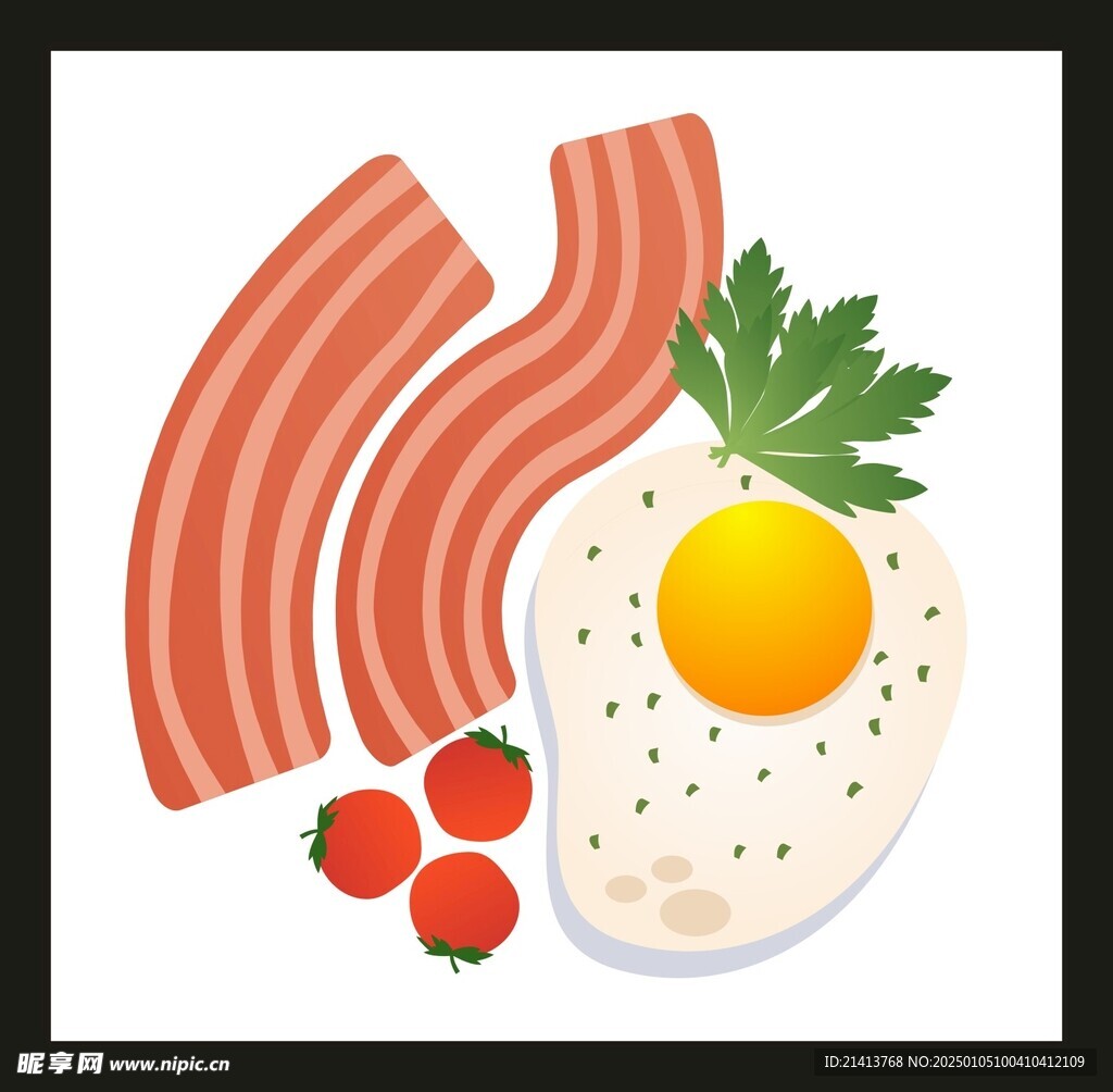 手绘美食佳肴