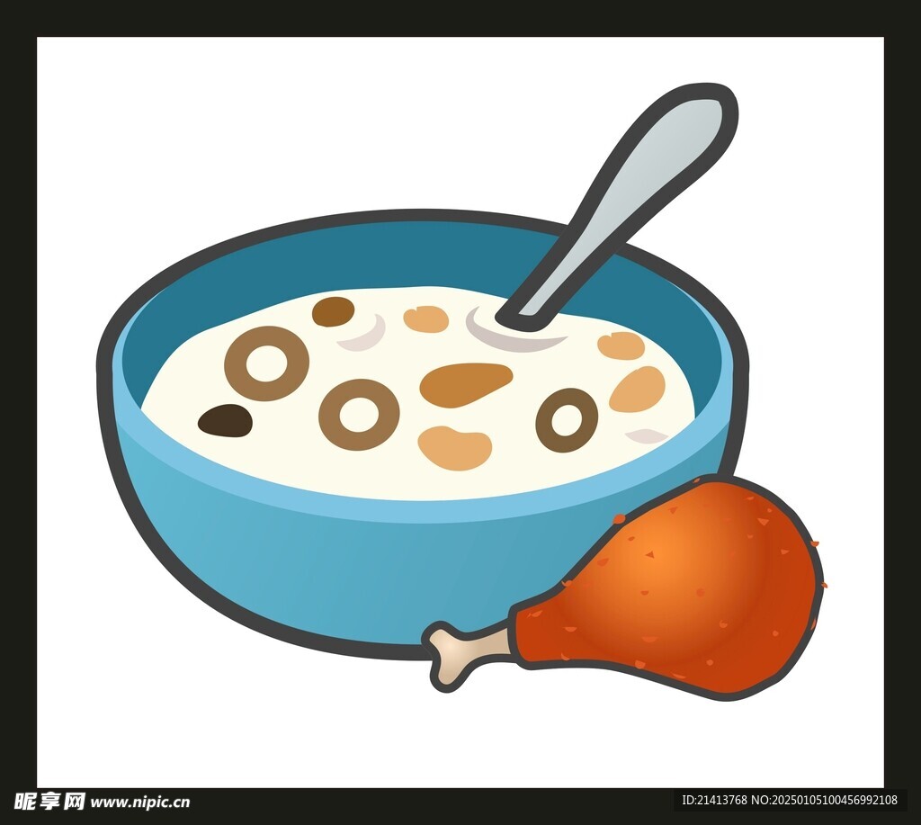 手绘美食佳肴