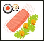 手绘美食佳肴