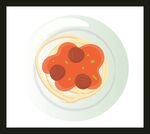 手绘美食佳肴