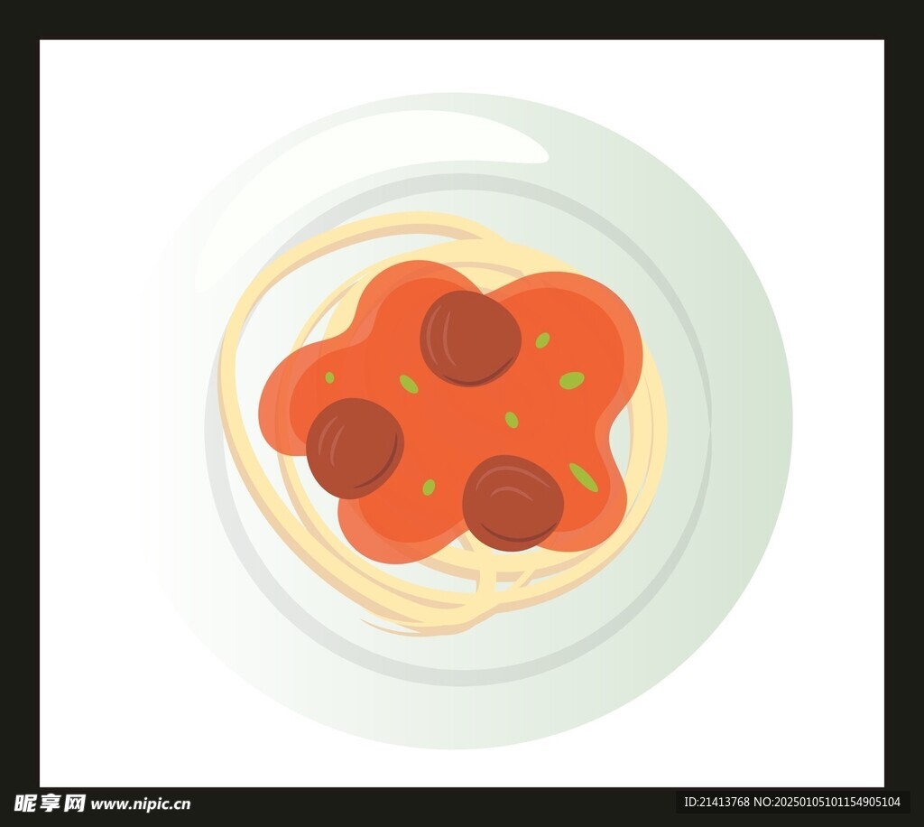 手绘美食佳肴