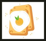 手绘美食佳肴