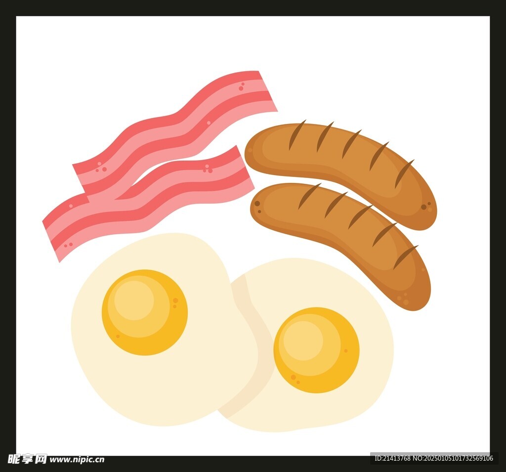 手绘美食佳肴
