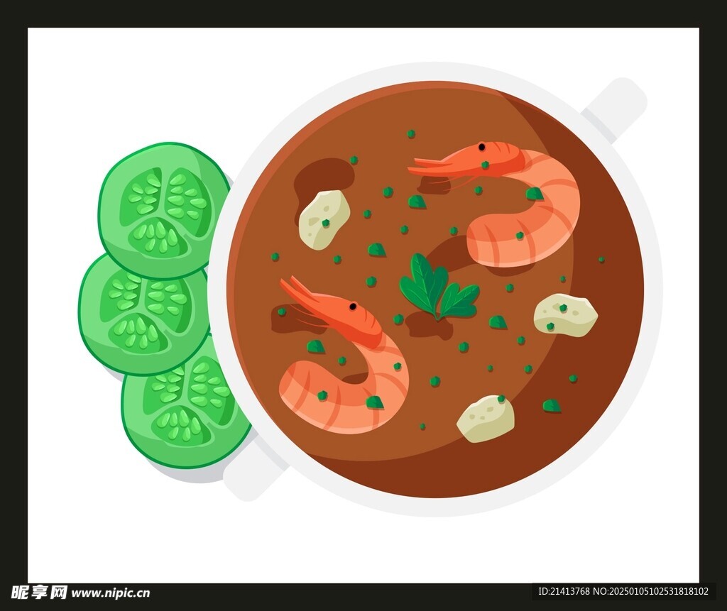 手绘美食佳肴