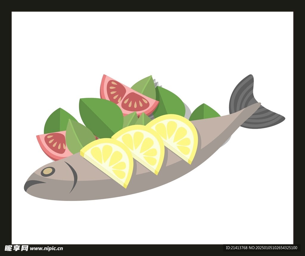 手绘美食佳肴