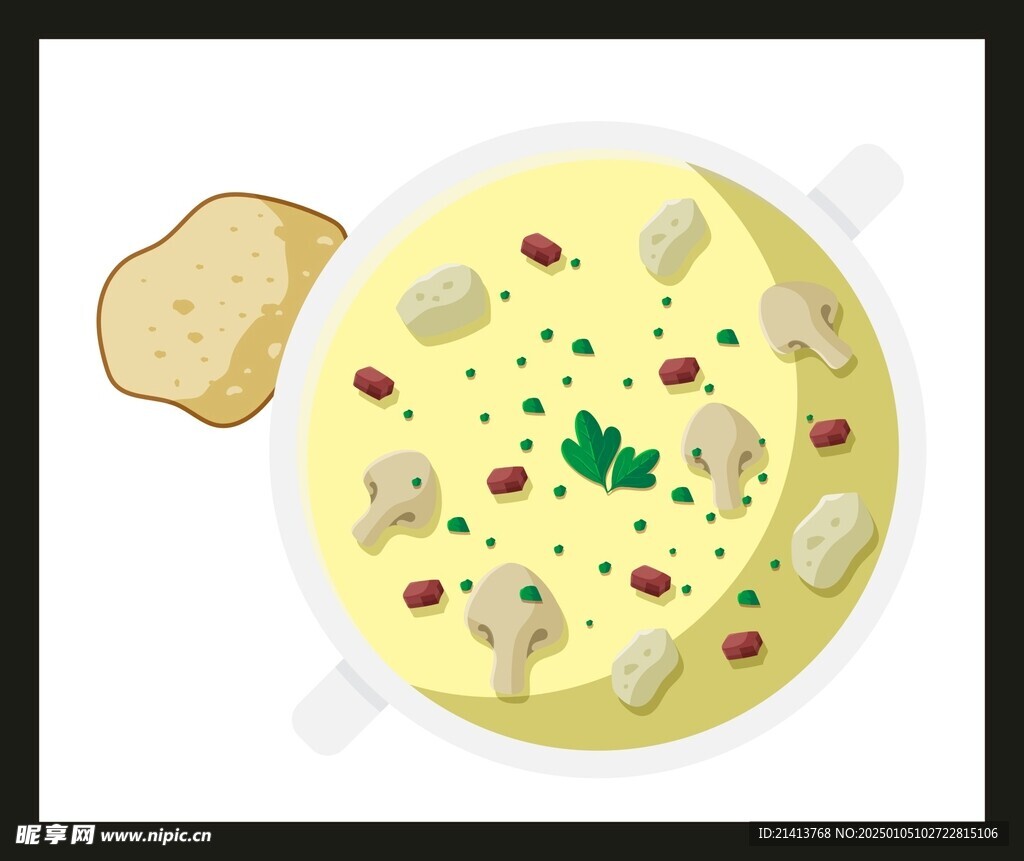 手绘美食佳肴