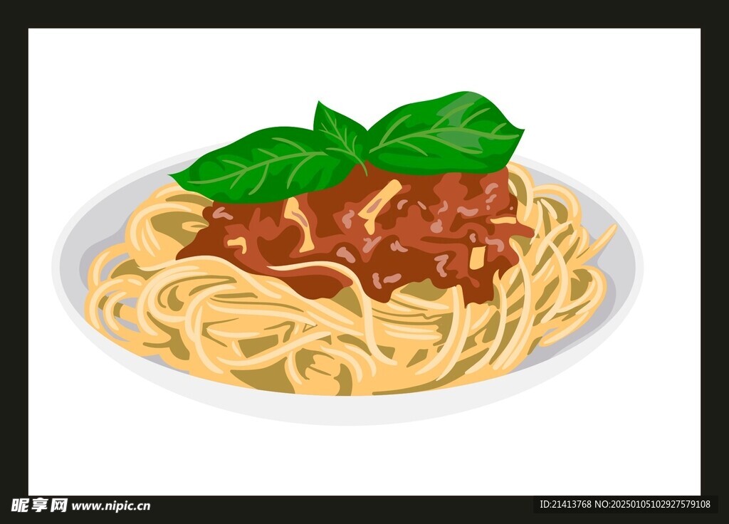 手绘美食佳肴