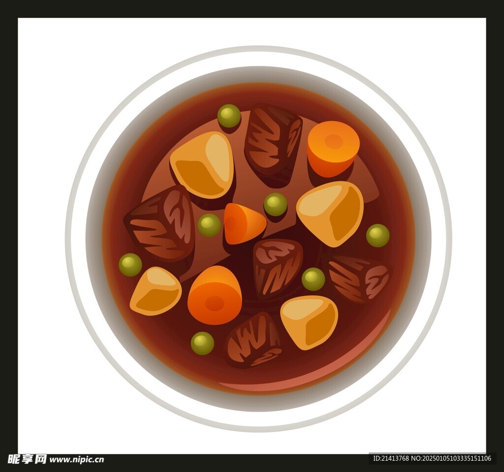 手绘美食佳肴