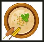 手绘美食佳肴