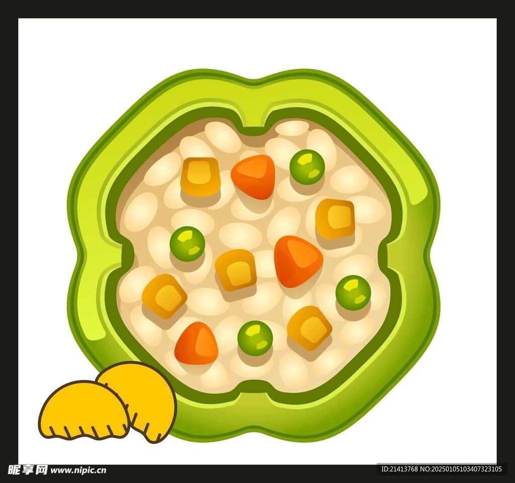 手绘美食佳肴