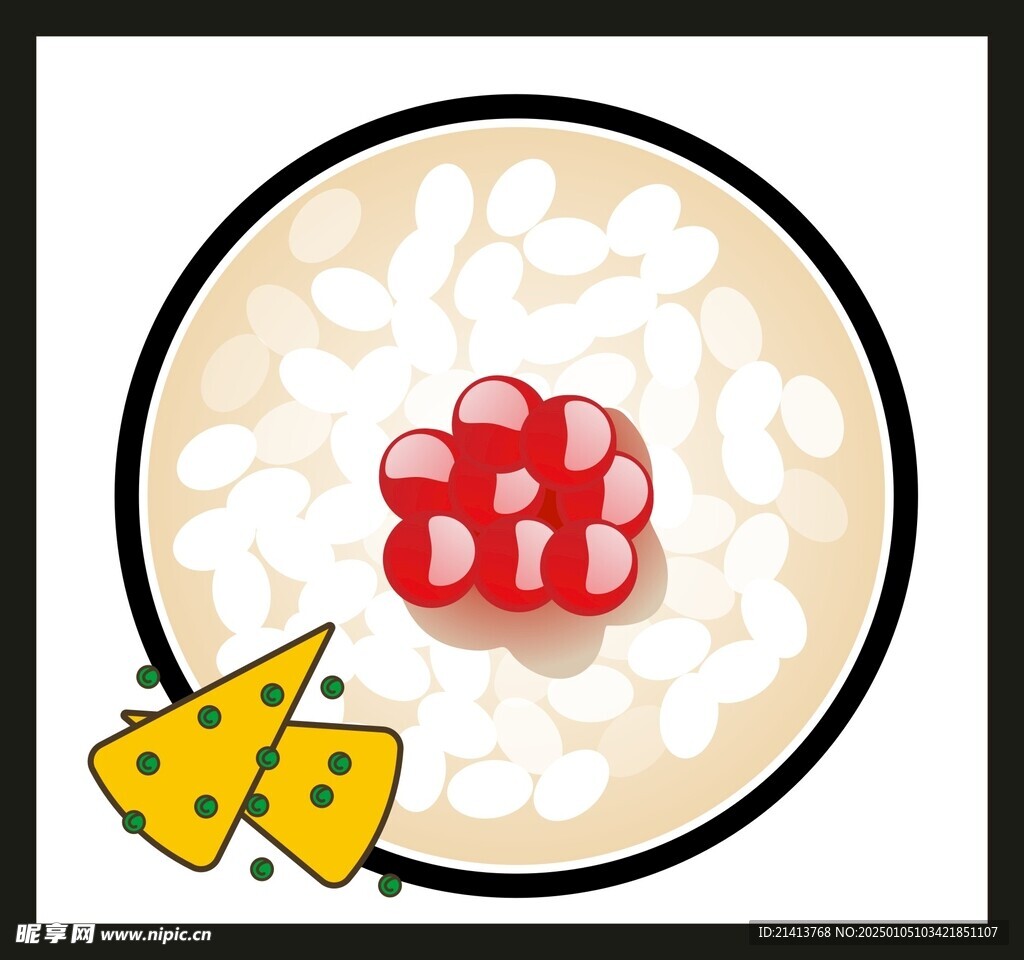 手绘美食佳肴