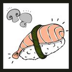 手绘寿司料理