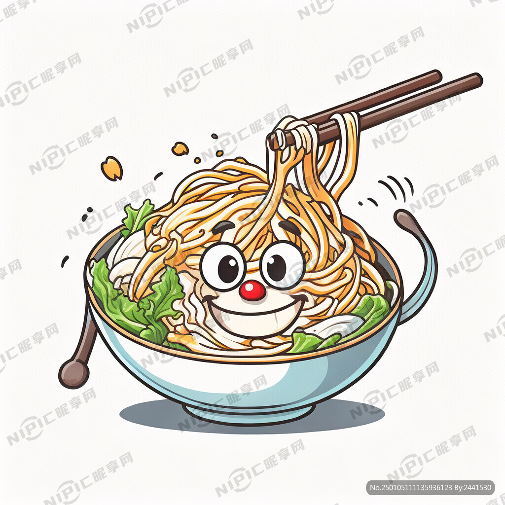 拌粉 个性 卡通