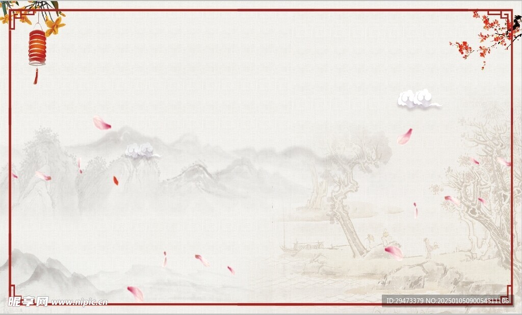 传统背景