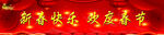 欢度春节横幅