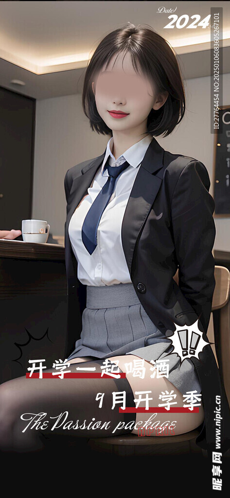 美女邀约海报