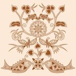   欧式花纹 