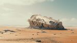 坠毁宇宙飞船场景