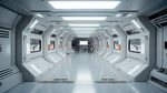 宇宙飞船内部场景